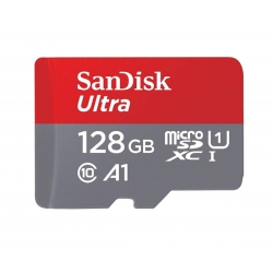microSDXC (UHS-1) SanDisk Ultra 128Gb class 10 A1 (100Mb/s)