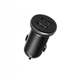 Автомобільний зарядний пристрій BOROFONE BZ5 CarPal, in-car charger with dual USB ports, 2.1A Black