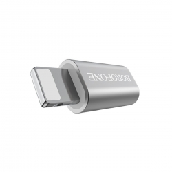 Адаптер BOROFONE BV5 adapter Micro-USB to Lightning  converter  OTG support