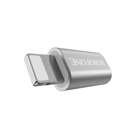 

Адаптер BOROFONE BV5 adapter Micro-USB to Lightning converter OTG support