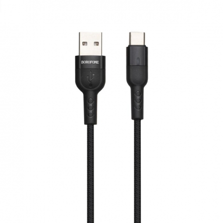 

Кабель BOROFONE BU17 Starlight smart power off charging Type-C Black