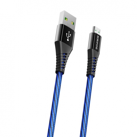 

Кабель BOROFONE BU13 Craft 4A, Micro-USB 7pin 1.2m Black