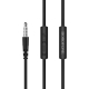 Навушники BOROFONE BM37 Noble sound wire control earphones with mic Black