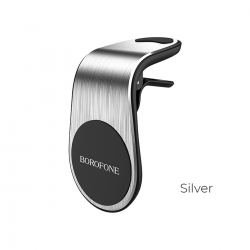 Тримач для мобільного BOROFONE BH10 Air outlet magnetic in-car holder Silver