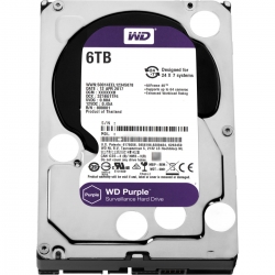 HDD Western Digital 3.5" Purple 6TB 128MB, 5640 RPM, SATA 6 Gb/s