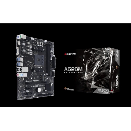 

Материнська плата Biostar A520 (sAM4, AMD A520, PCI-Ex16)