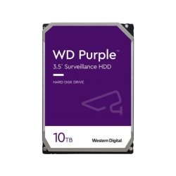 HDD Western Digital 3.5" Purple 10TB 256MB, 7200 RPM, SATA 6 Gb/s