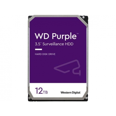 

HDD Western Digital 3.5" Purple 12TB 256MB, 7200 RPM, SATA 6 Gb/s