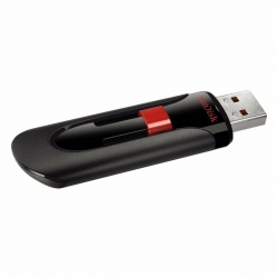 Flash SanDisk USB 2.0 Cruzer Glide 128Gb Black/Red