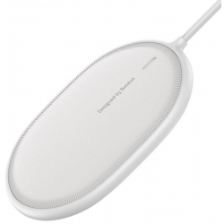 Бездротовий зарядний пристрій Baseus Light Magnetic Wireless Charger White (WXQJ-02)