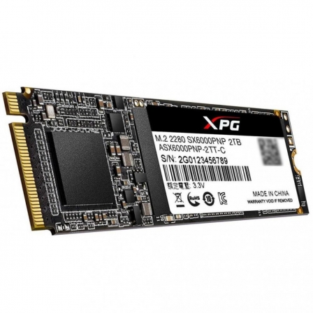 

SSD M.2 ADATA XPG SX6000 Pro 2TB 2280 PCIe 3.0x4 NVMe 3D Nand Read/Write: 2100/1500 MB/sec