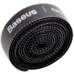 Органайзер для кабелів Baseus Colourful Circle Velcro strap 3m Black