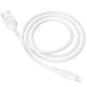 Кабель BOROFONE BX43 CoolJoy charging data cable for Lightning 2.4A 1m White
