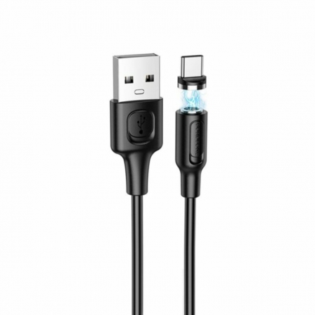 

Кабель BOROFONE BX41 Amiable magnetic charging cable for Type-C 2.4A 1m