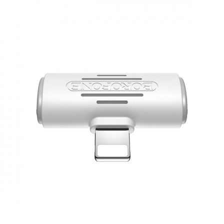 

Адаптер BOROFONE BV6 Comfortable dual Lightning digital audio converter White