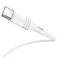 Кабель BOROFONE BX43 CoolJoy charging data cable for Type-C 3A 1m White