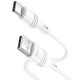 Кабель BOROFONE BX43 CoolJoy charging data cable for Type-C 3A 1m White