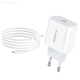Мережевий зарядний пристрій BOROFONE BA38A Plus Speedy PD20W charger set  White