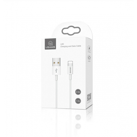 

Кабель Usams US-SJ283 U23 Lightning Data and Charging Cable 1m White