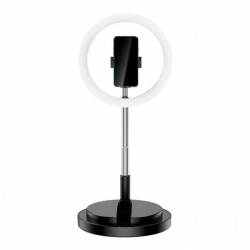 Кільцева світлодіодна LED лампа Usams US-ZB120 Stretchable Selfie Ring Light Black