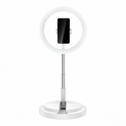 Кільцева світлодіодна LED лампа Usams US-ZB120 Stretchable Selfie Ring Light White