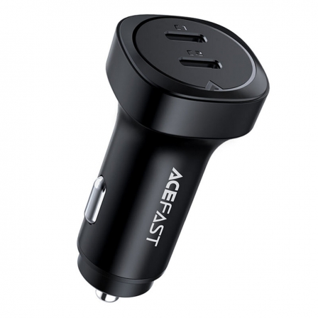 Автомобільний зарядний пристрій ACEFAST B2 72W dual USB-C metal car charger