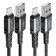 Кабель ACEFAST C1-02 USB-A to Lightning aluminum alloy Black