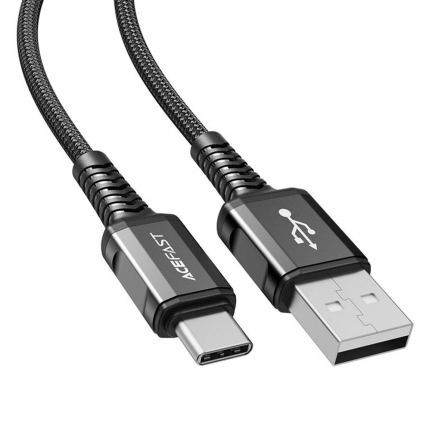 Кабель ACEFAST C1-04 USB-A to USB-C aluminum alloy Black
