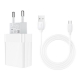 Мережевий зарядний пристрій BOROFONE BA47A Mighty speed single port QC3.0 3A + Type-C cable White