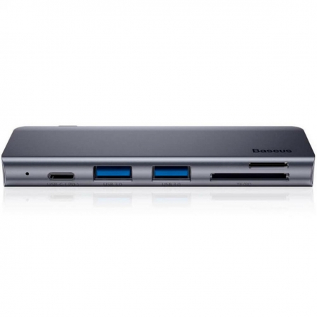 

USB-Hub Baseus Harmonica Five-in-one HUB Adapter Grey