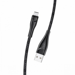 Кабель Usams US-SJ393 U41 Micro Braided Data and Charging Cable 1m Black