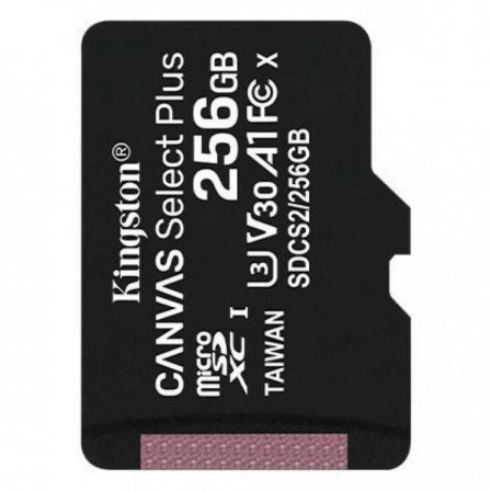 microSDXC (UHS-1) Kingston Canvas Select Plus 256Gb class 10 А1 (R-100MB/s)