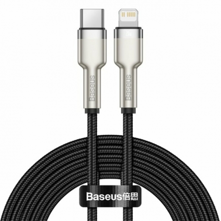 

Кабель Baseus Cafule Series Metal Data Cable Type-C to iP PD 20W 2m Black