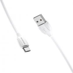 Кабель BOROFONE BX19 Benefit  Micro-USB 1m, up to 1.3A White