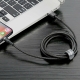 Кабель Baseus Cafule Cable USB For iP 2A 3m Gray+Black