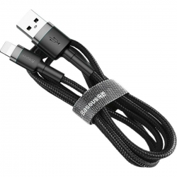 Кабель Baseus Cafule Cable（Special Edition）USB For iP 2m Grey+Black