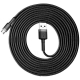 Кабель Baseus Cafule Cable USB For Micro 2A 3m Gray+Black