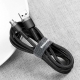 Кабель Baseus Cafule Cable USB For Micro 2A 3m Gray+Black