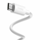 Кабель Baseus Simple Wisdom Data Cable Kit USB to Micro 2.1A (2PCS/Set）1.5m White