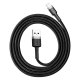 Кабель Baseus Cafule Cable USB For Lightning 2.4A 1m Gray+Black
