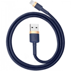 Кабель Baseus Cafule Cable USB For iP 1.5A 2m Gold+Blue