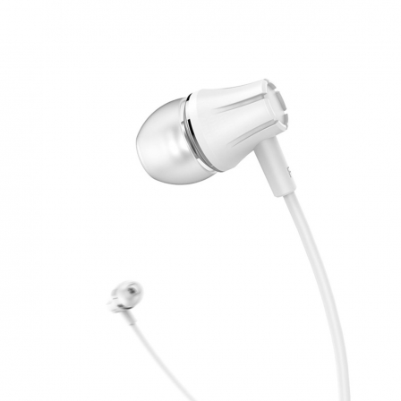 Навушники BOROFONE BM21 Graceful universal earphones with mic White
