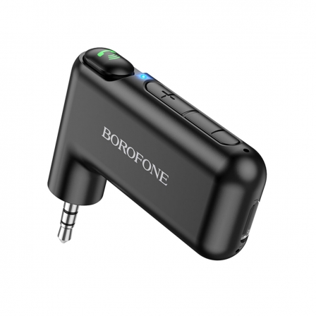 Bluetooth ресивер BOROFONE BC35 Wideway car AUX BT receiver Bkack