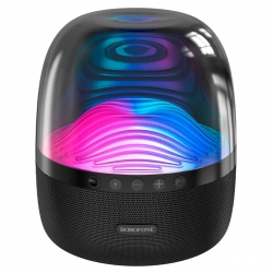 Портативна колонка BOROFONE BP8 Glazed colorful luminous BT speaker Black