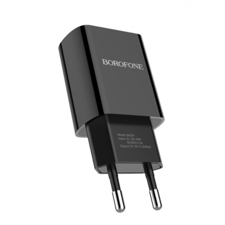 

Мережевий зарядний пристрій BOROFONE BA20A Sharp single port charger set(Type-C) Black