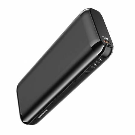 

Зовнішній акумулятор BOROFONE BJ1A Olymp PD+QC3.0 power bank 20000mAh 3A 18W Black