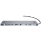 USB-Hub Baseus Enjoyment Series Type-C Notebook HUB Adapter （GrayPD/HDMI/VGA/RJ45/SD/USB*3/Adapter )