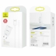 МЗП Usams T21 Charger kit T18 single USB EU charger +Uturn Lightning cable White