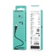 Кабель BOROFONE BX16 USB to Type-C 2A, 1m, PVC, TPE connectors, Black