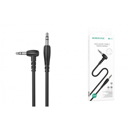 Аудiо-кабель BOROFONE BL10 AUX audio cable 1m Black